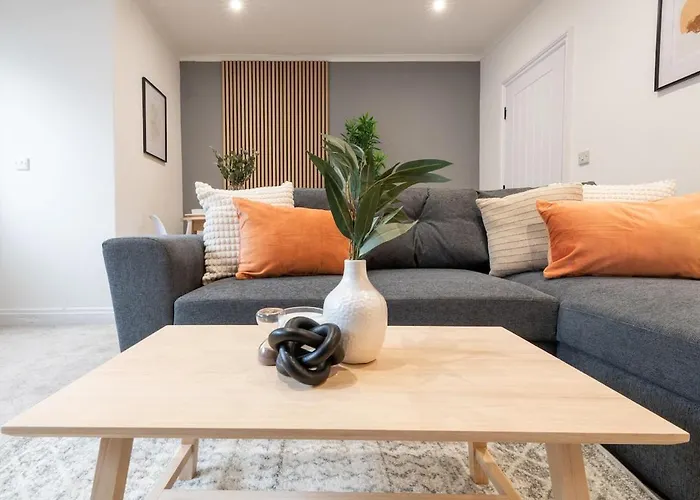 公寓 Modern 2br Parking And Work Area Ns 利兹